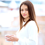 First pic of Hilary C Takes off her White Sweater