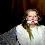 First pic of tied-and-gagged.com | 30 Yr OLD BBW SINGLE MOM IS CLEAVE GAGGED, HANDGAGGED, MOUTH STUFFED, WRITES RANSOM NOTE AND MAKES RANSOM CALL TO HER RICH BOYFRIEND (D73-6)