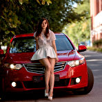 First pic of Audrey Car Posing Fame Girl - Cherry Nudes