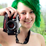 Third pic of Green-haired young beauty | The Hairy Lady Blog