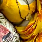 Second pic of Sexy Big Boob Bhabhi In Yellow Saree Seducing Devar 1080P - EPORNER