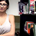 Second pic of MIA KHALIFA - Watch Mia Khalifa Showing Off Her Perfect Body And Masturbating In The Library - EPORNER