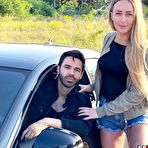 Second pic of Hitzefrei - CAR BLOWJOB and PUBlIC FUCK at the parking lot: ELENA LUX