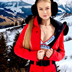 First pic of Nancy A is heating up the ski resort with her fabulous moves