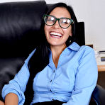 Second pic of Jade Greene Spreads in her Office Chair
