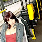 Third pic of CamVivian Solo Girl | Flashing my tits and pussy on the tram