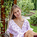 First pic of Keely in Flower In Garden by Showy Beauty | Erotic Beauties