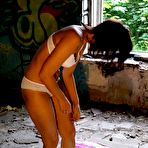 Fourth pic of eurocoeds - Office Girl Caroline Nude And Masturbating In An Abandoned Military Building