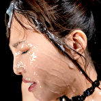 Fourth pic of spermmania | Aina Mikami's Sticky Bukkake Facial