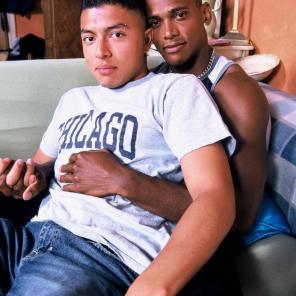 Buffed Gay Interracial Sex #311745