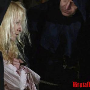 Blonde Romina Imprisoned BDSM Gang Bang #384303
