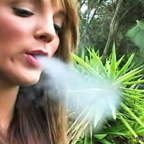 Nude porn Pics with Exhaling Smoke 2